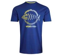 Weird Fish Mens Velocity Eco T-Shirt Blue S