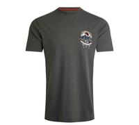 Weird Fish Mens Wanderful Heritage Wash T-Shirt Grey M