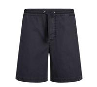Weird Fish Mens Weston Relaxed Canvas Shorts Navy 30
