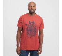 Weird Fish T-Shirt Woodsman Graphic Men's Red XXL