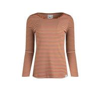 Weird Fish Mila Long Sleeve Ribbed Outfitter T-Shirt Caramel Size 12