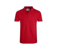 Weird Fish Miles Organic Cotton Pique Polo Barberry Red Marl Size 4XL