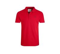 Weird Fish Miles Pique Polo Shirt Barberry Red Marl Size M
