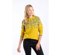 Weird Fish Womens Miska Eco Fair Isle Jumper Yellow 12
