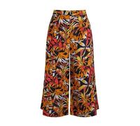 Weird Fish Mossa Printed Linen Rich Culottes Caramel Size 8