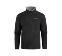 Weird Fish Newark 1/4 Zip Grid Fleece Washed Black Size L. (Jumper/Sweater/Fleece)