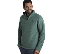 Weird Fish Newark Eco 1/4 Zip Grid Fleece: Leaf Green: 5XL Size: 5XL,