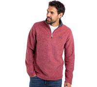Weird Fish Newark Eco 1/4 Zip Grid Fleece: Rhubarb: 3XL Size: 3XL, Col