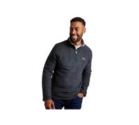 Weird Fish Newark Eco 1/4 Zip Grid Fleece: Washed Black: S Size: S, Co