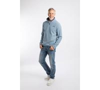 Weird Fish Men's Newark 1/4 Zip Grid Fleece in Light Blue | Size: XL Weird Fish Light Blue XL