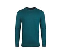 Weird Fish Noah Crew Neck Fine Knit Jumper Mineral Blue Size XL