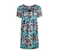 Weird Fish Nuri LivaEco™ Viscose Printed Tunic Aqua Blue Size 8
