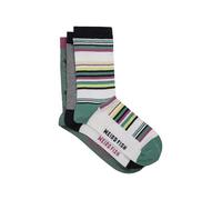 Weird Fish Parade Patterned Socks 3 Pack Navy Size 4-7