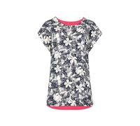 Weird Fish Paw Paw Organic Cotton Printed Jersey T-Shirt Dark Denim Size 10