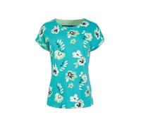 Weird Fish Paw Paw Organic Cotton Printed T-Shirt Blue Shine Size 20