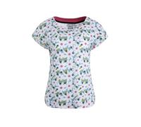 Weird Fish Paw Paw Printed Jersey T-Shirt Washed Blue Size 10