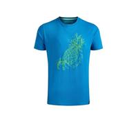 Weird Fish Pineapple Express Organic Cotton Front Print T-Shirt Lagoon Blue Size M