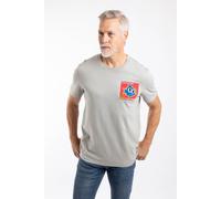 Weird Fish Men's Primal Bream Artist T-Shirt in Light Grey | Size: Medium Weird Fish Light Grey M