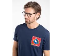 Weird Fish Men's Primal Bream Artist T-Shirt in Dark Blue | Size: 4XL Weird Fish Dark Blue 4XL