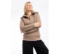 Weird Fish Reza Womens 1/4 Zip Knitted Jumper - - Size: 10