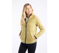 Weird Fish Roch Full Zip Printed Microfleece In Cream Cream 10