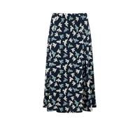 Weird Fish Romaro Printed Jersey Midi Skirt Midnight Size 20
