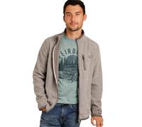 Weird Fish Rossten Eco Grid Fleece Jacket: Steel Grey: 5XL Size: 5XL,