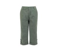 Weird Fish Salena 3/4 Length Trousers Army Green Size 12