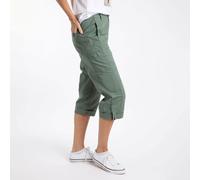 Weird Fish Salena 3/4 Length Trousers CREAM SIZE 16