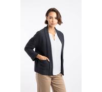 Weird Fish Women's Santosh Macaroni Kimono Cardigan in Navy | Size: 20 Weird Fish Navy 20