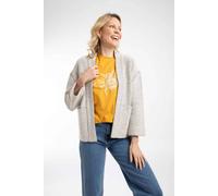 Weird Fish Women's Santosh Macaroni Kimono Cardigan in Ecru | Size: 18 Weird Fish Ecru 18