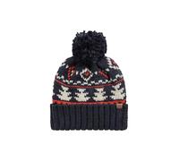 Weird Fish Men's Scotsdale Fair Isle Bobble Hat in Navy Weird Fish Navy One Size