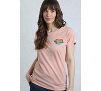 Weird Fish Seashore Organic Cotton Back Print Graphic T-Shirt