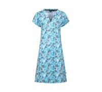 Weird Fish Suffolks Printed Jersey Dress Ocean Blue Size 10