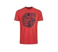 Weird Fish Summer Sector Front Print Eco Graphic T-Shirt Retro Red Size 4XL