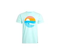 Weird Fish Sunrise Eco Graphic Tee: Seaspray: 3XL Size: 3XL, Colour: S