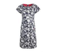 Weird Fish Tallahassee Organic Cotton Jersey Dress Dark Denim Size 16