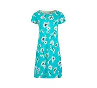 Weird Fish Tallahassee Organic Jersey Dress Blue Shine Size 20