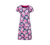 Weird Fish Tallahassee Printed Jersey Dress Fuchsia Punch Size 12