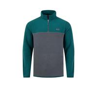 Weird Fish Tristan 1/4 Zip Colour Block Microfleece Cedar Green Size 2XL. (Jumper/Sweater/Fleece)