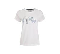 Weird Fish Women's Walkies Front Print Graphic T-Shirt in White | Size: 8 Weird Fish White 8