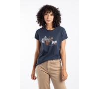 Walkies Cotton Slub T-Shirt Weird Fish Navy 22