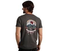 Weird Fish Wanderful Heritage Wash Graphic Tee: Anthracite: L Size: L,
