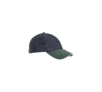 Weird Fish Westbury Colour Block Twill Cap Army Green Size ONE