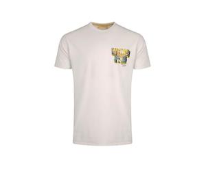 Weird Fish Wild Life Back Print Graphic T-Shirt Dusty White Size L