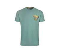 Weird Fish Wild Life Back Print Graphic T-Shirt Mineral Blue Size 2XL