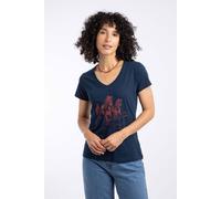 Weird Fish Wild Ponies Front Print Graphic T-Shirt In Navy Navy 10