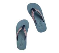 Weird Fish Womens Adila Braided Flip Flops Navy 6