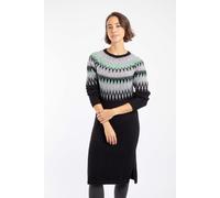 Weird Fish Amren Womens Fair Isle Sparkle Knitted Dress - - Size: 16