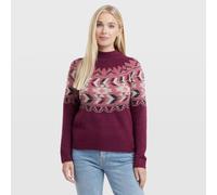 Women's Arelia Ikat Knitted Jumper, Purple 16
